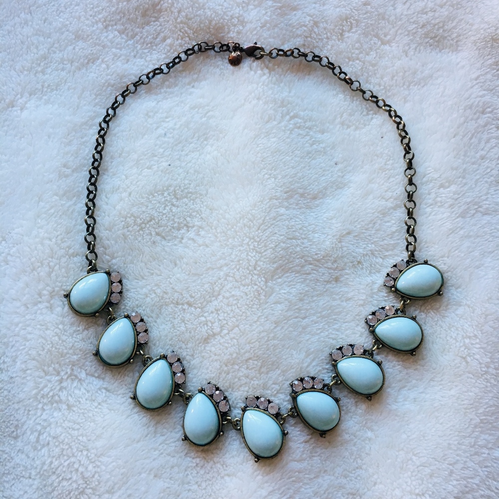 J. Crew Mint Statement Necklace